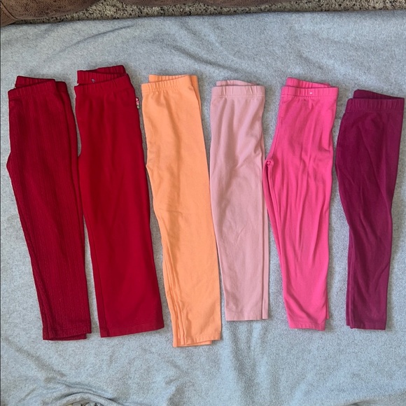 Girl 4T Colorful Leggings Set - Picture 1 of 5